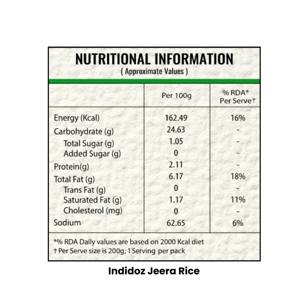 Jeera Rice | Indidoz - Ready to eat - Image 4