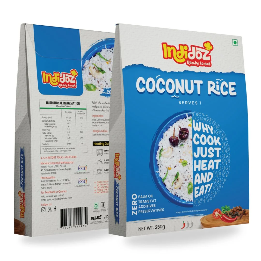Coconut Rice | Indidoz - Ready to eat