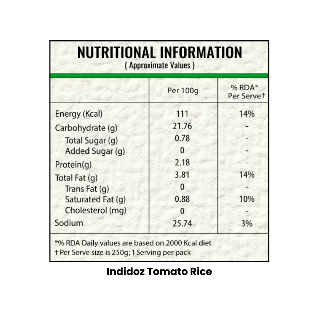 Tomato Rice | Indidoz - Ready to eat - Image 3
